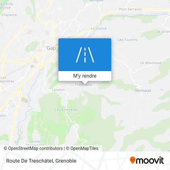 Route De Treschâtel plan
