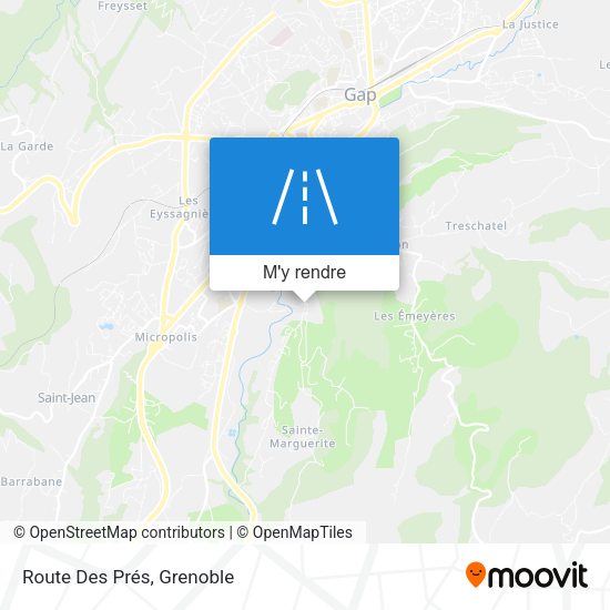 Route Des Prés plan
