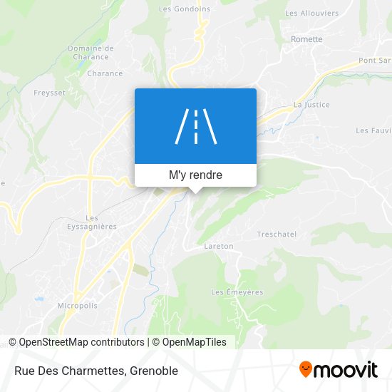 Rue Des Charmettes plan
