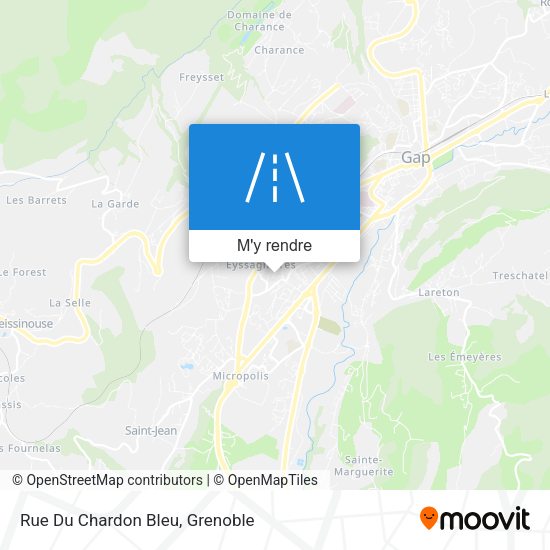 Rue Du Chardon Bleu plan