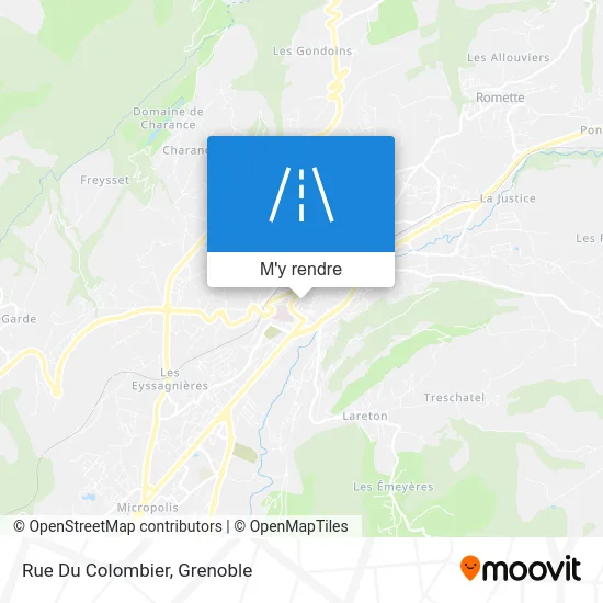 Rue Du Colombier plan