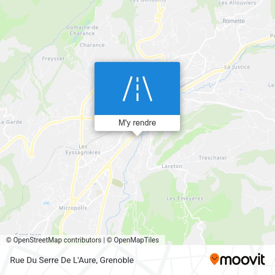 Rue Du Serre De L'Aure plan