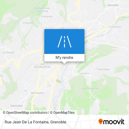 Rue Jean De La Fontaine plan