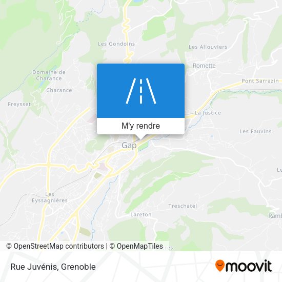 Rue Juvénis plan