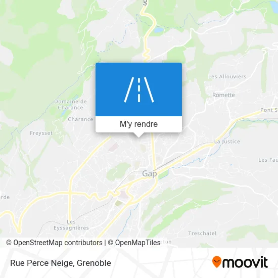 Rue Perce Neige plan