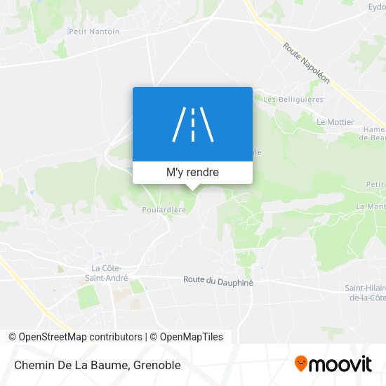 Chemin De La Baume plan