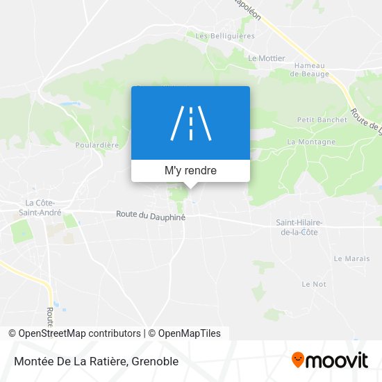 Montée De La Ratière plan