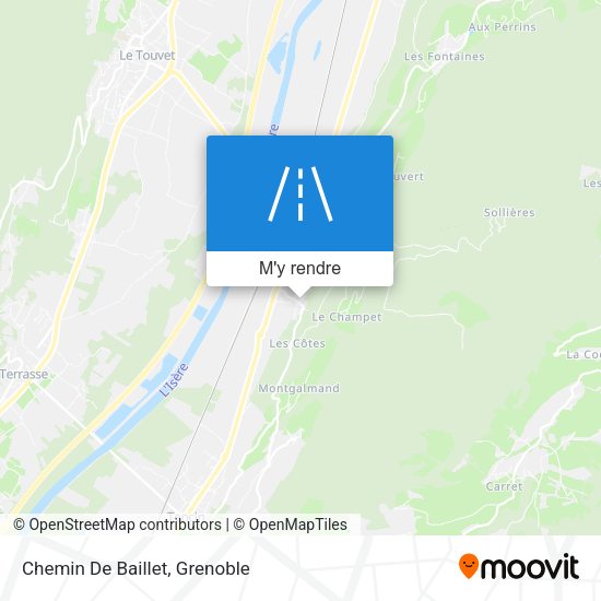 Chemin De Baillet plan