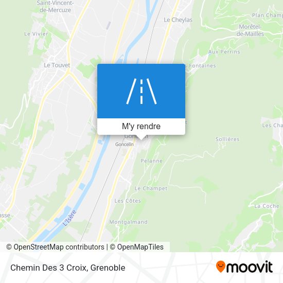 Chemin Des 3 Croix plan