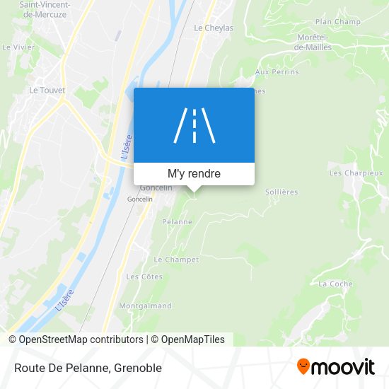 Route De Pelanne plan