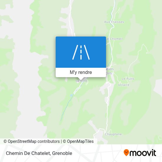 Chemin De Chatelet plan