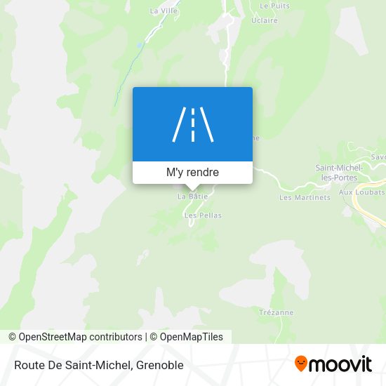 Route De Saint-Michel plan