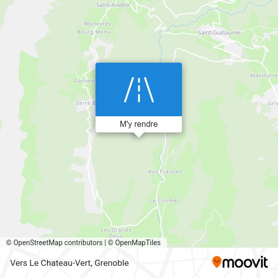Vers Le Chateau-Vert plan