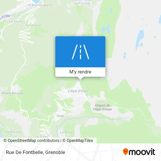 Rue De Fontbelle plan