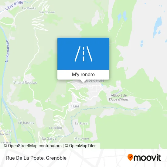 Rue De La Poste plan