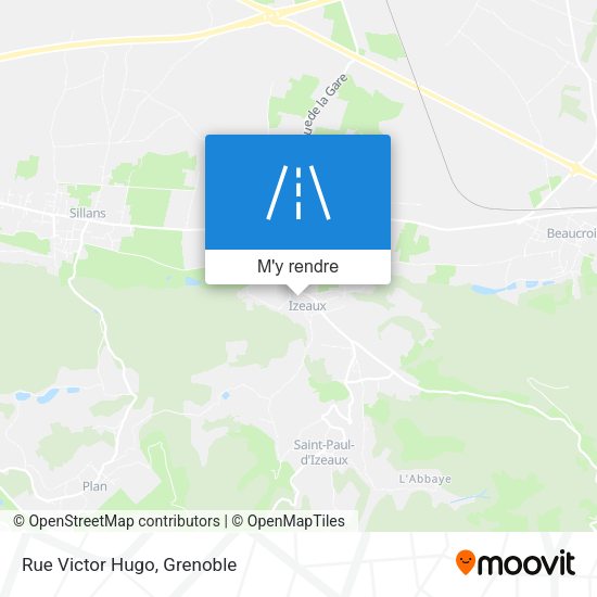 Rue Victor Hugo plan