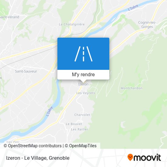 Izeron - Le Village plan