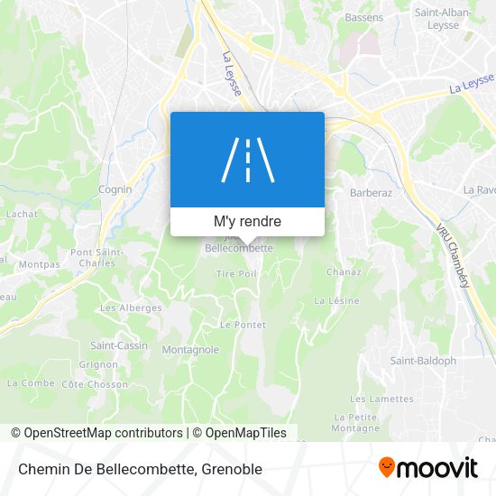 Chemin De Bellecombette plan