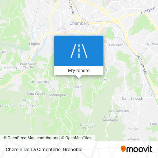 Chemin De La Cimenterie plan