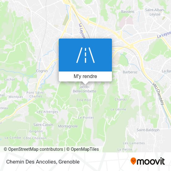 Chemin Des Ancolies plan