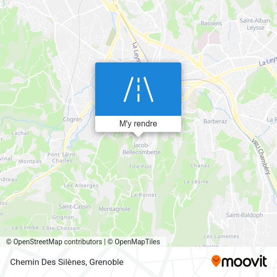 Chemin Des Silènes plan