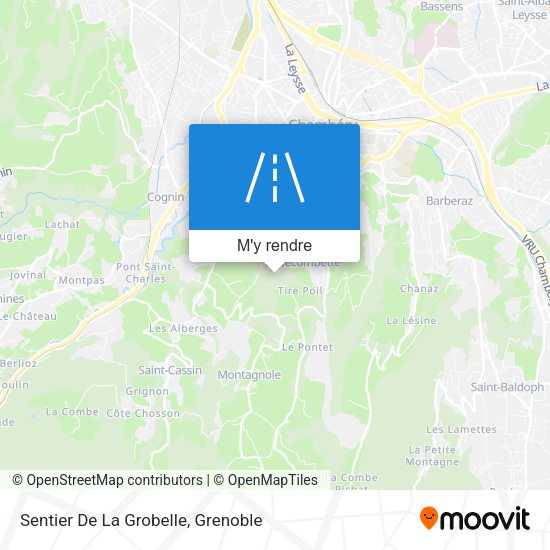 Sentier De La Grobelle plan