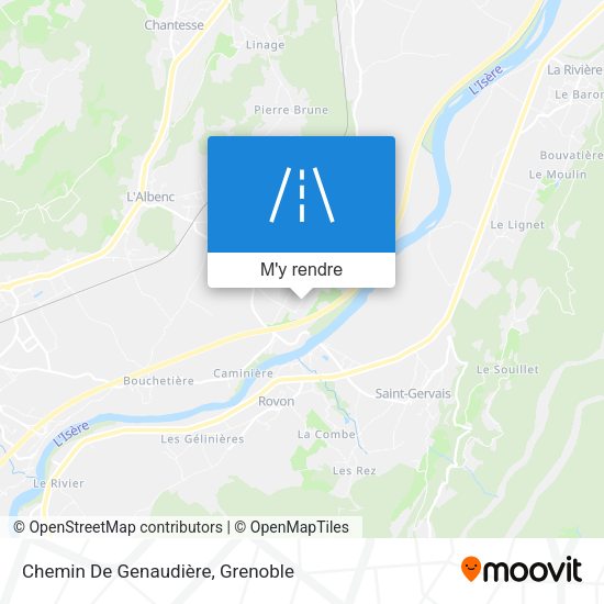 Chemin De Genaudière plan