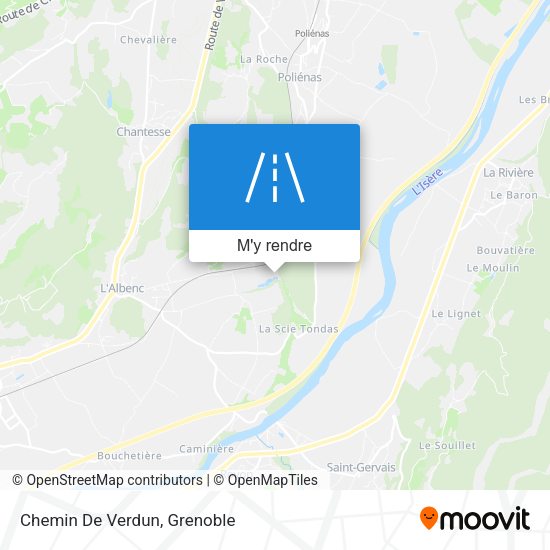 Chemin De Verdun plan