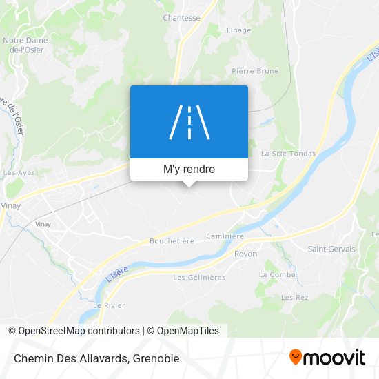 Chemin Des Allavards plan