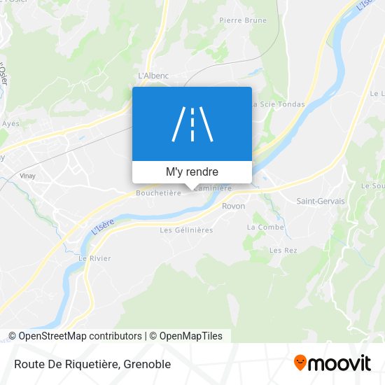 Route De Riquetière plan