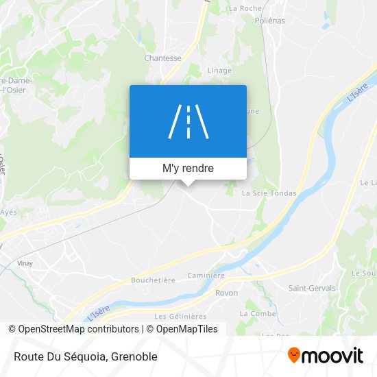 Route Du Séquoia plan