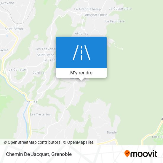 Chemin De Jacquet plan