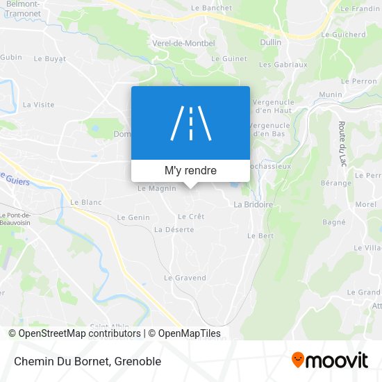 Chemin Du Bornet plan