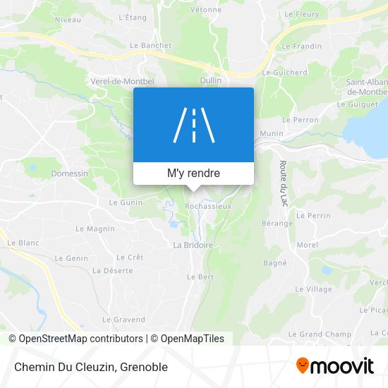 Chemin Du Cleuzin plan