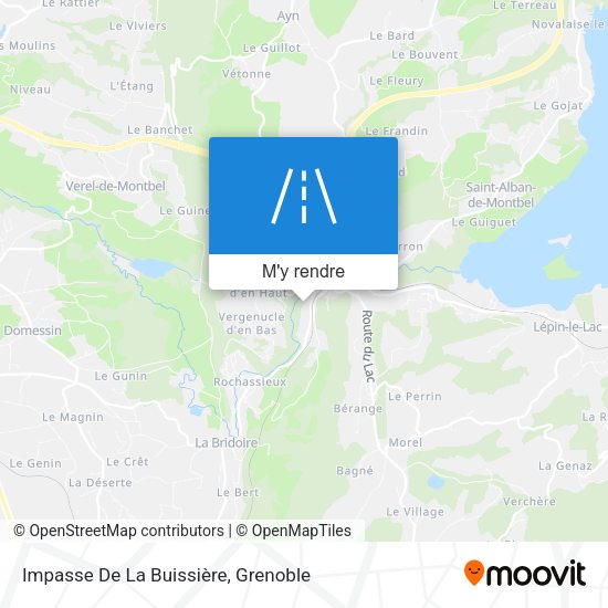 Impasse De La Buissière plan