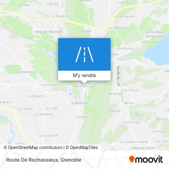 Route De Rochassieux plan
