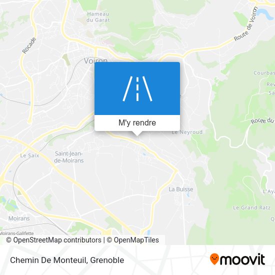 Chemin De Monteuil plan