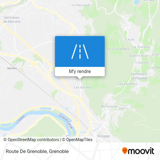 Route De Grenoble plan