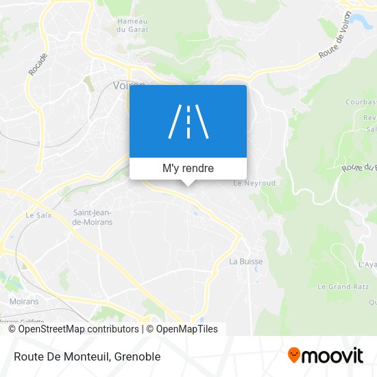Route De Monteuil plan