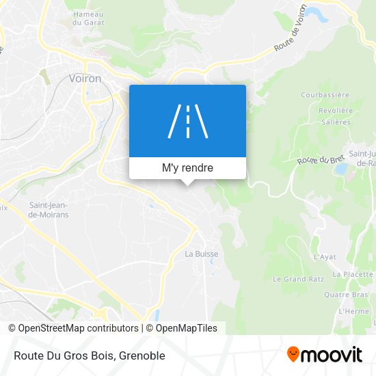 Route Du Gros Bois plan