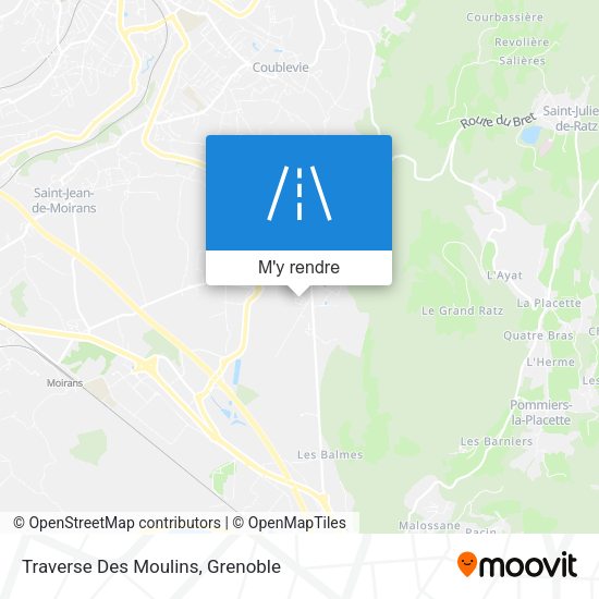 Traverse Des Moulins plan