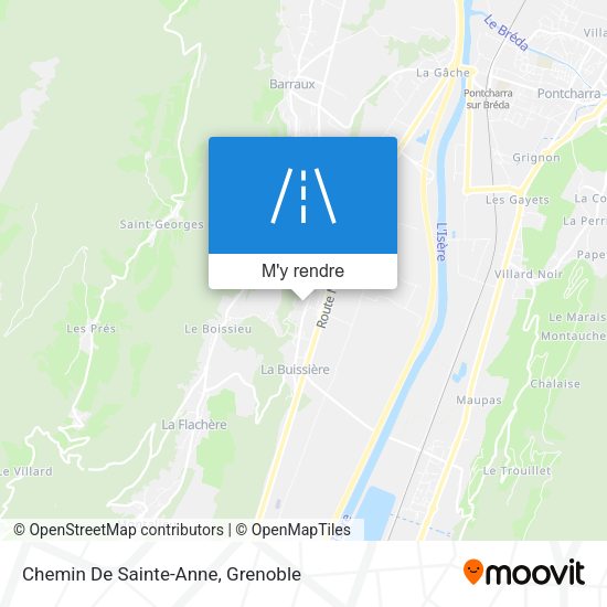Chemin De Sainte-Anne plan