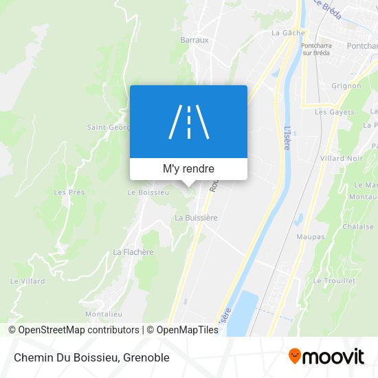 Chemin Du Boissieu plan