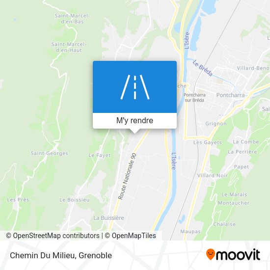 Chemin Du Milieu plan