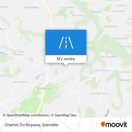 Chemin Du Noyarey plan