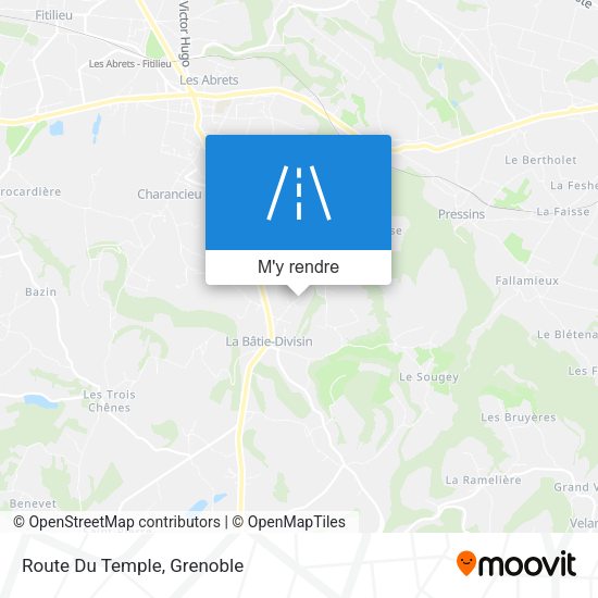 Route Du Temple plan