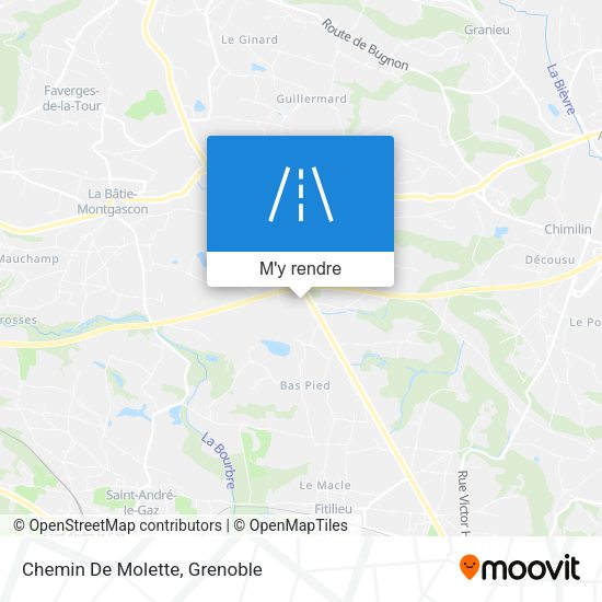 Chemin De Molette plan