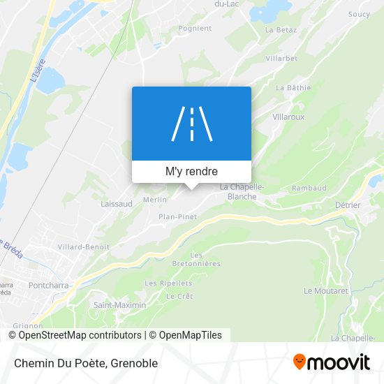 Chemin Du Poète plan