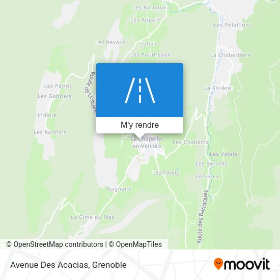 Avenue Des Acacias plan