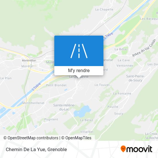 Chemin De La Yue plan